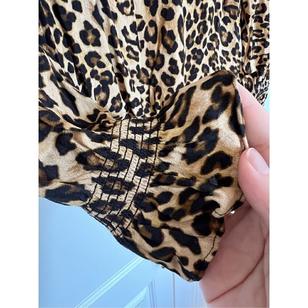 H&M Cheetah Print Blouse - Picture 4 of 7
